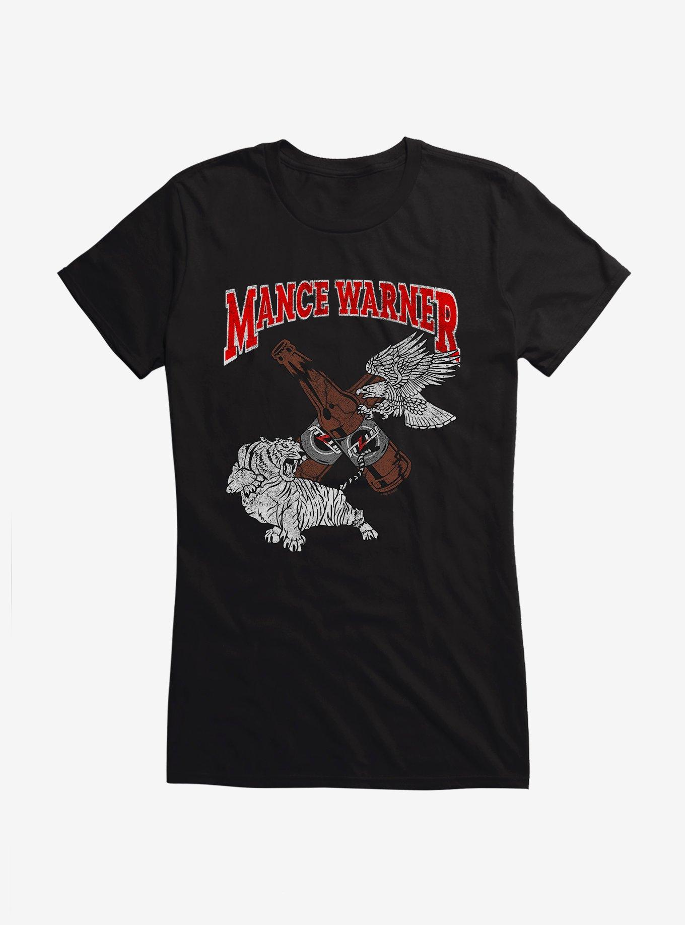 THRDLESS Major League Wrestling Mance Warner Broken Bottles Girls T-Shirt