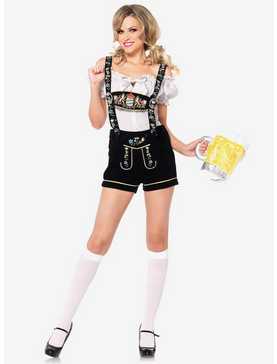 Edelweiss Lederhosen Costume with Peasant Top, , hi-res