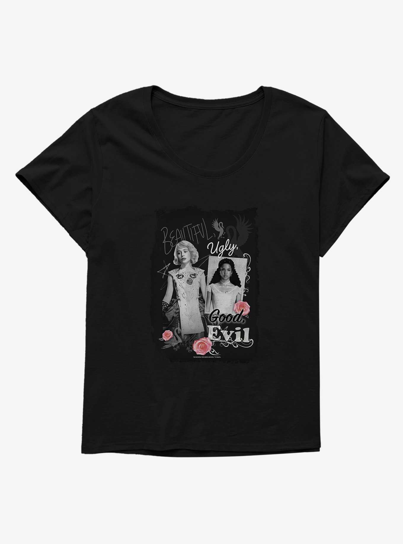 The School For Good And Evil Sophie & Agatha Scrapbook Womens T-Shirt Plus Size, , hi-res