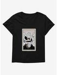 The School For Good And Evil Sophie Tarot Card Womens T-Shirt Plus Size, BLACK, hi-res