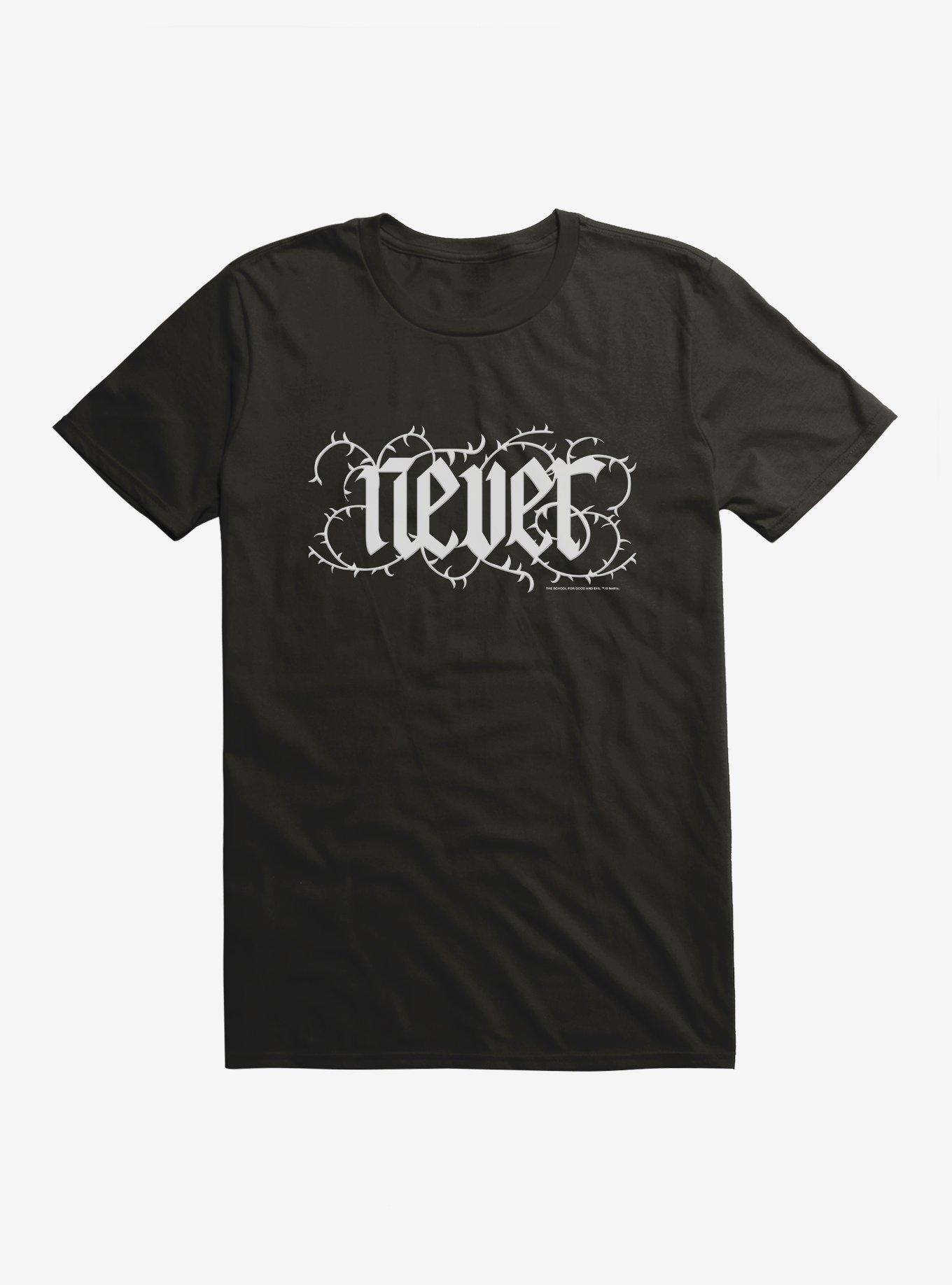 The School For Good And Evil Never Thorns T-Shirt, BLACK, hi-res