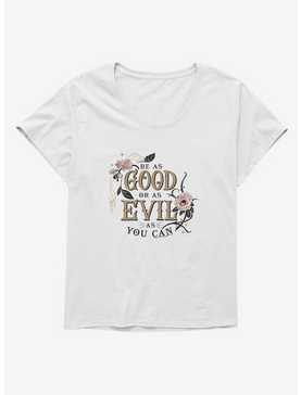 The School For Good And Evil Be As Good or Evil Womens T-Shirt Plus Size, , hi-res