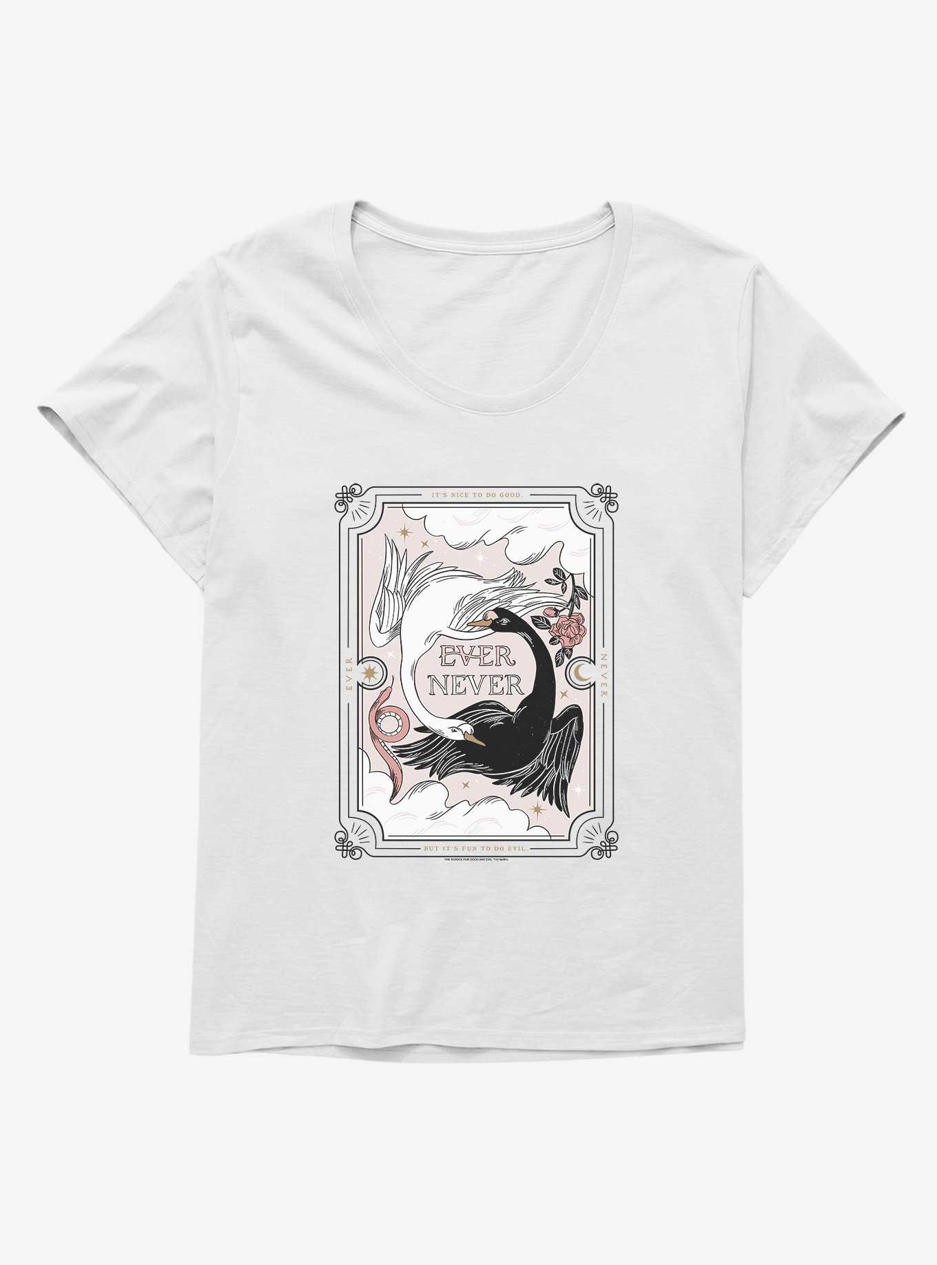 The School For Good And Evil Ever Never Tarot Card Womens T-Shirt Plus Size, , hi-res