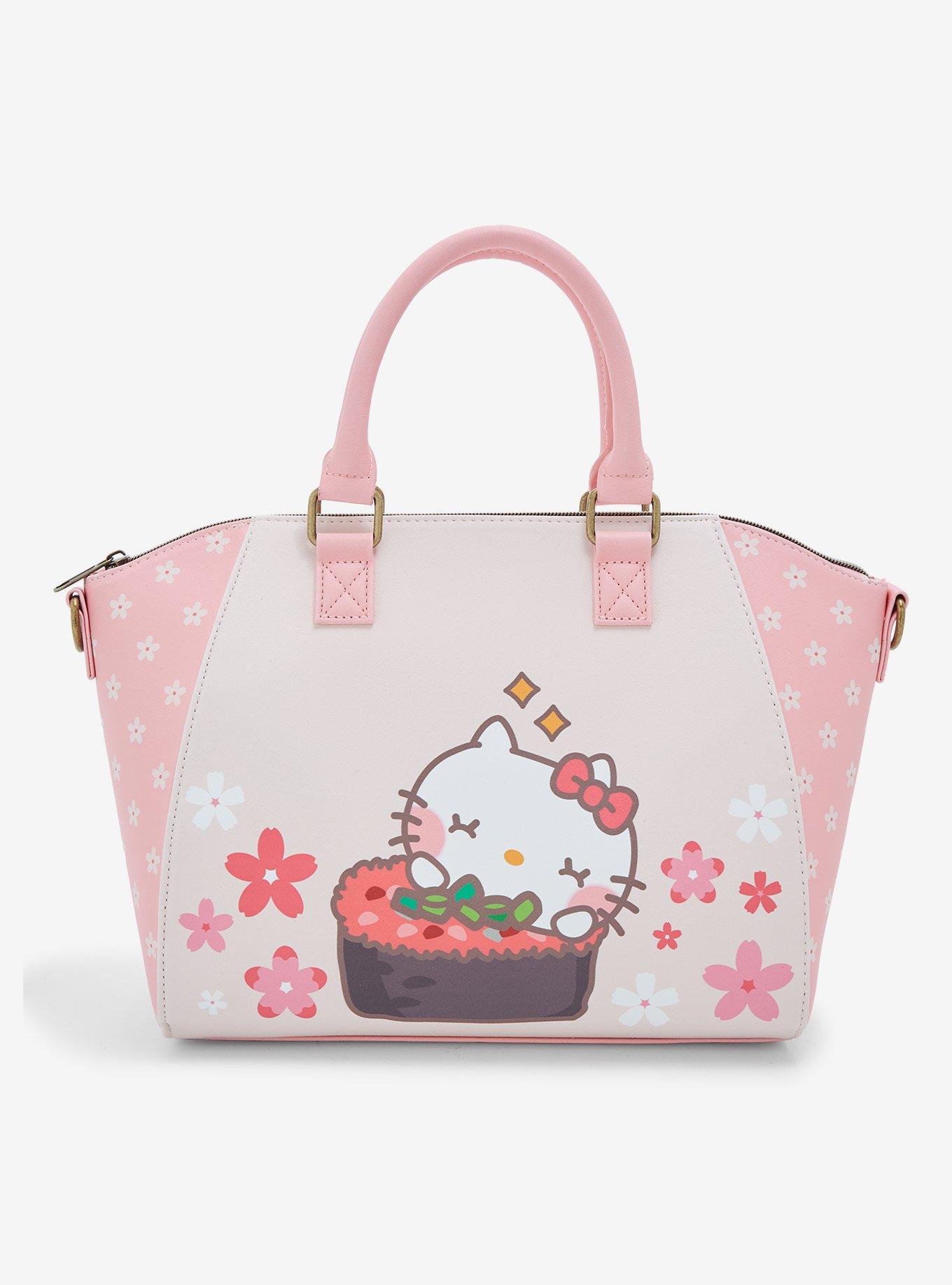 Loungefly Hello Kitty Sushi Satchel Crossbody Bag Purse NWT Anime Japanese
