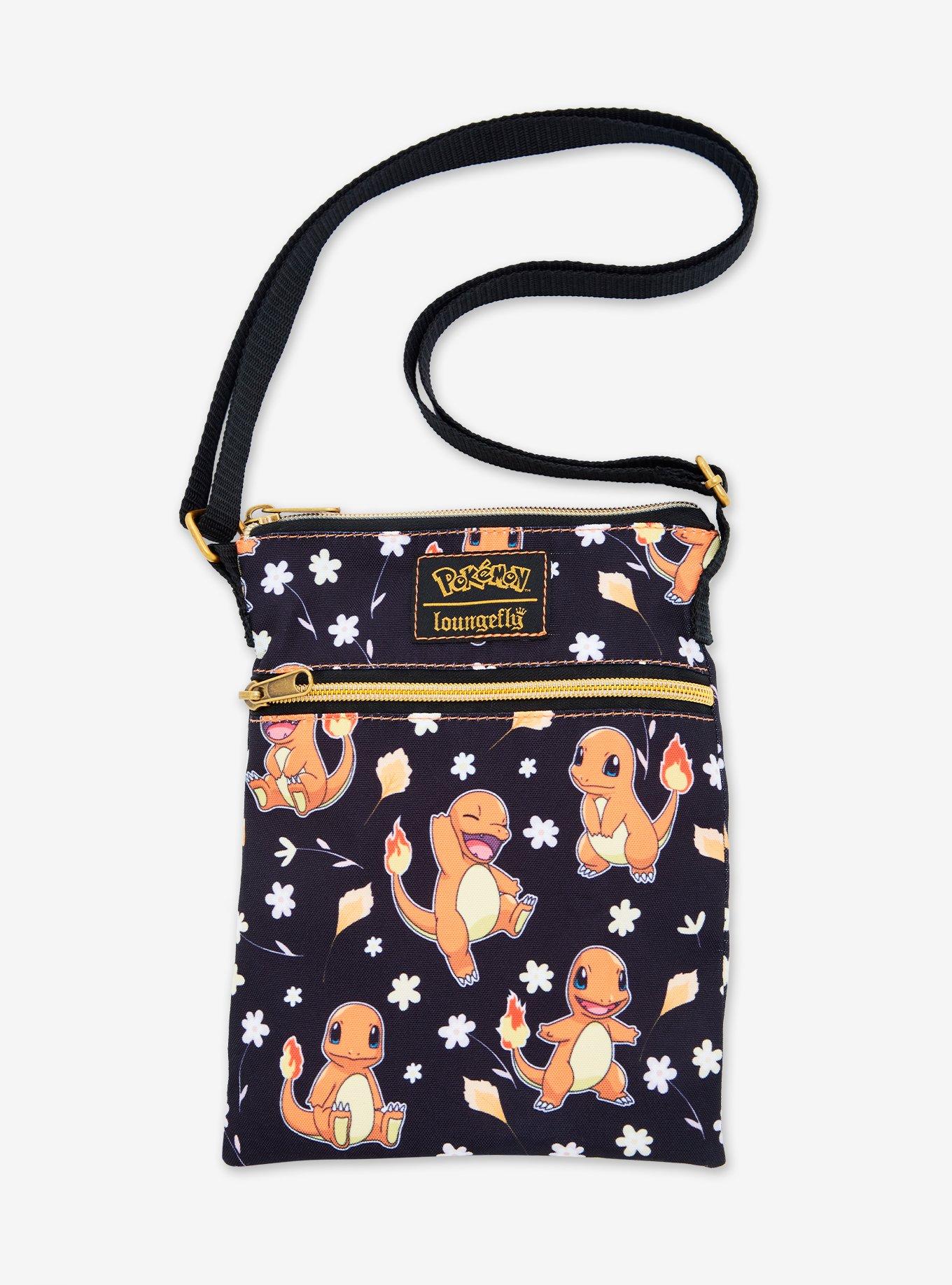 Loungefly Pokemon Charmander Flower Passport Crossbody Bag