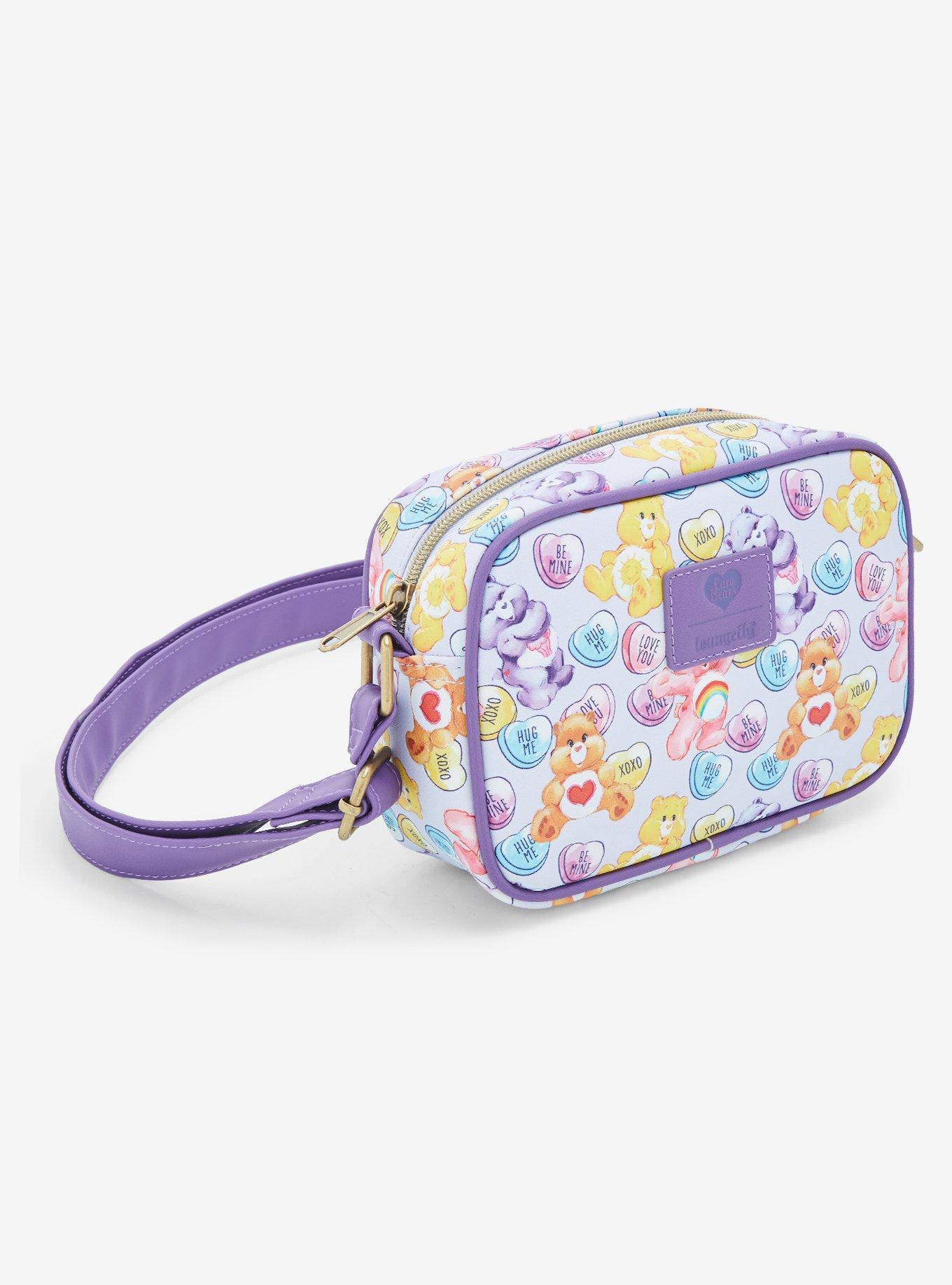 Loungefly Care Bears Valentine's Day Hearts Camera Crossbody Bag