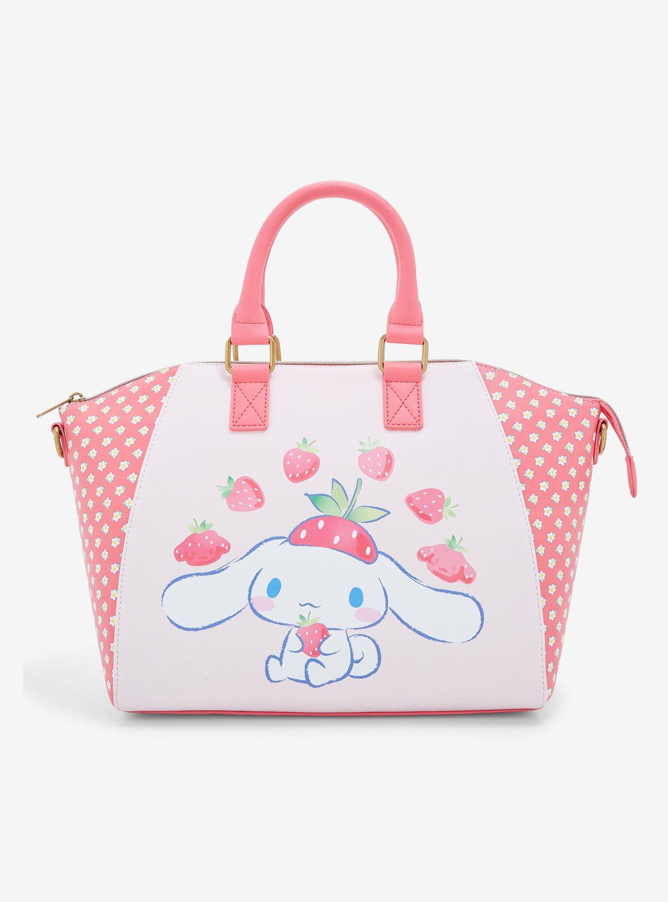 Loungefly Cinnamoroll Strawberries Satchel Bag, , hi-res