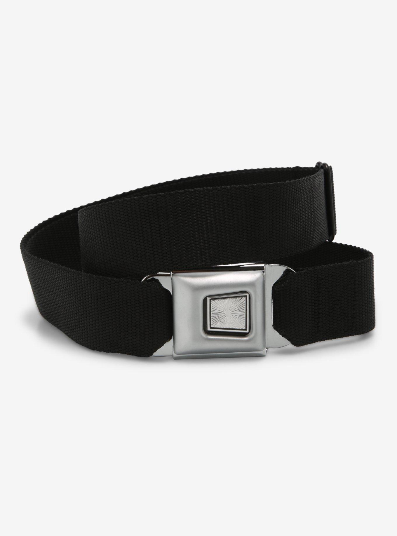Starburst Seat Belt Buckle Black Belt For Men — Buckle-Down