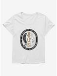 The School For Good And Evil Swan Emblem Womens T-Shirt Plus Size, WHITE, hi-res