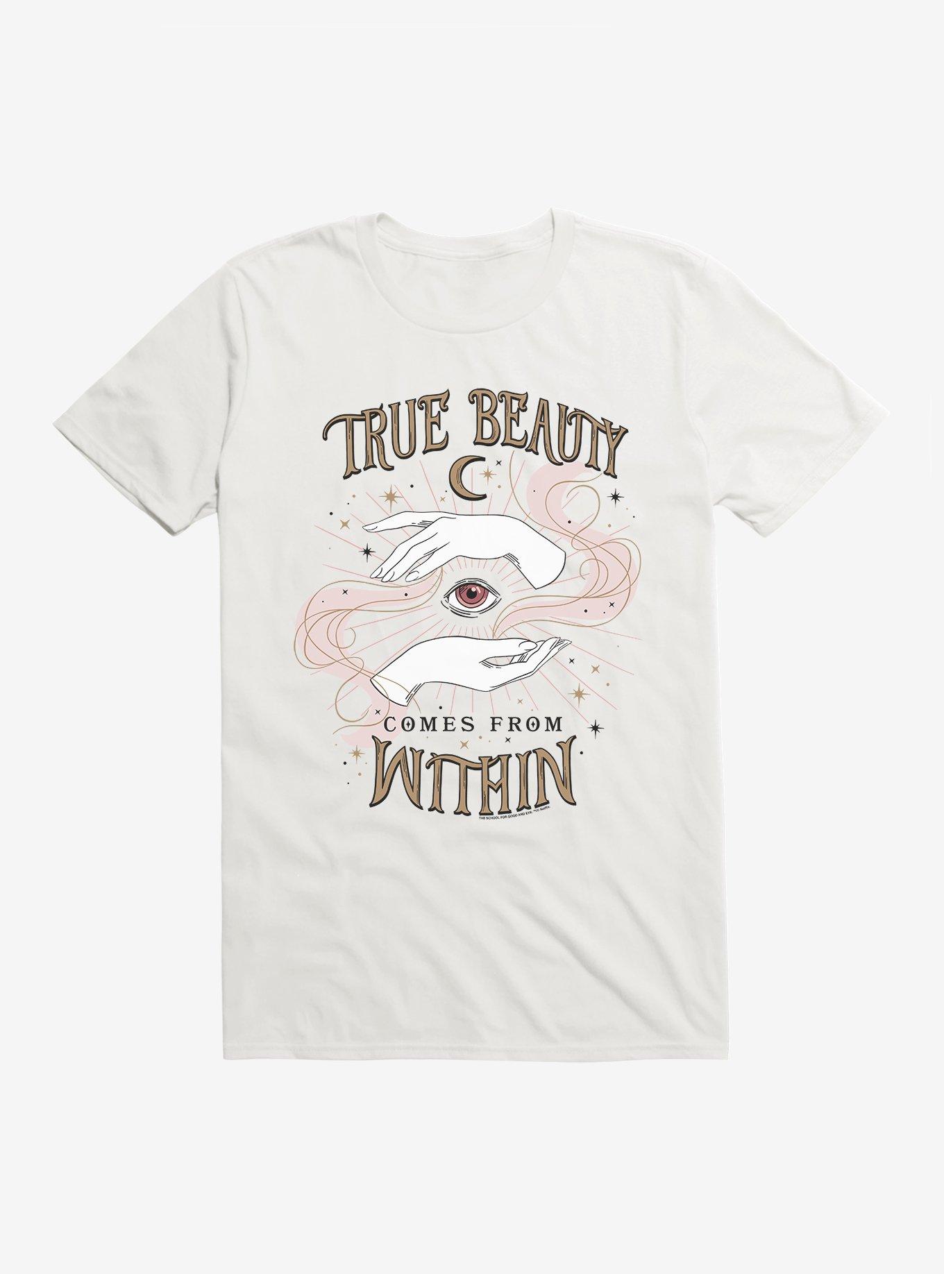 The School For Good And Evil True Beauty T-Shirt, WHITE, hi-res