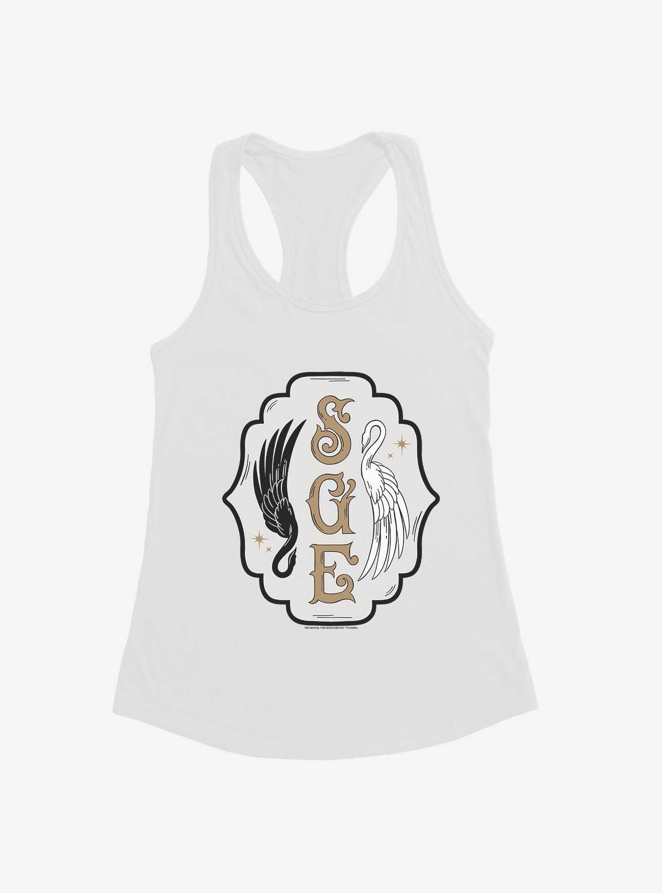 The School For Good And Evil Swan Logo Womens Tank Top, , hi-res