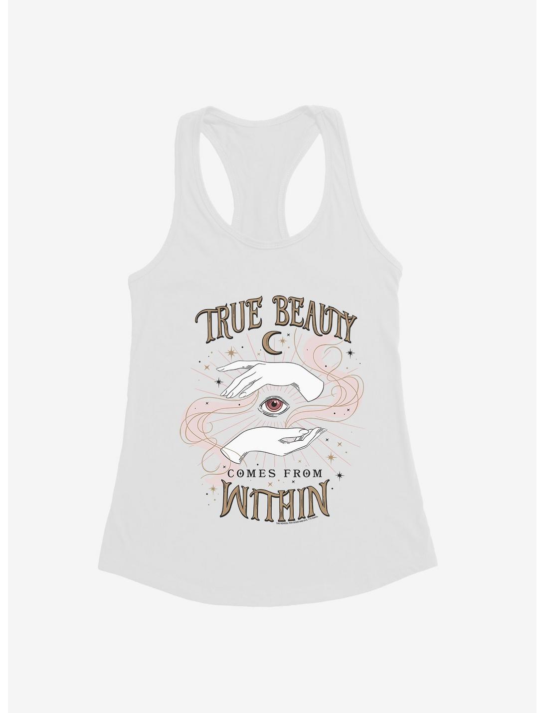 The School For Good And Evil True Beauty Womens Tank Top, WHITE, hi-res