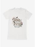 The School For Good And Evil Be As Good or Evil Womens T-Shirt, WHITE, hi-res