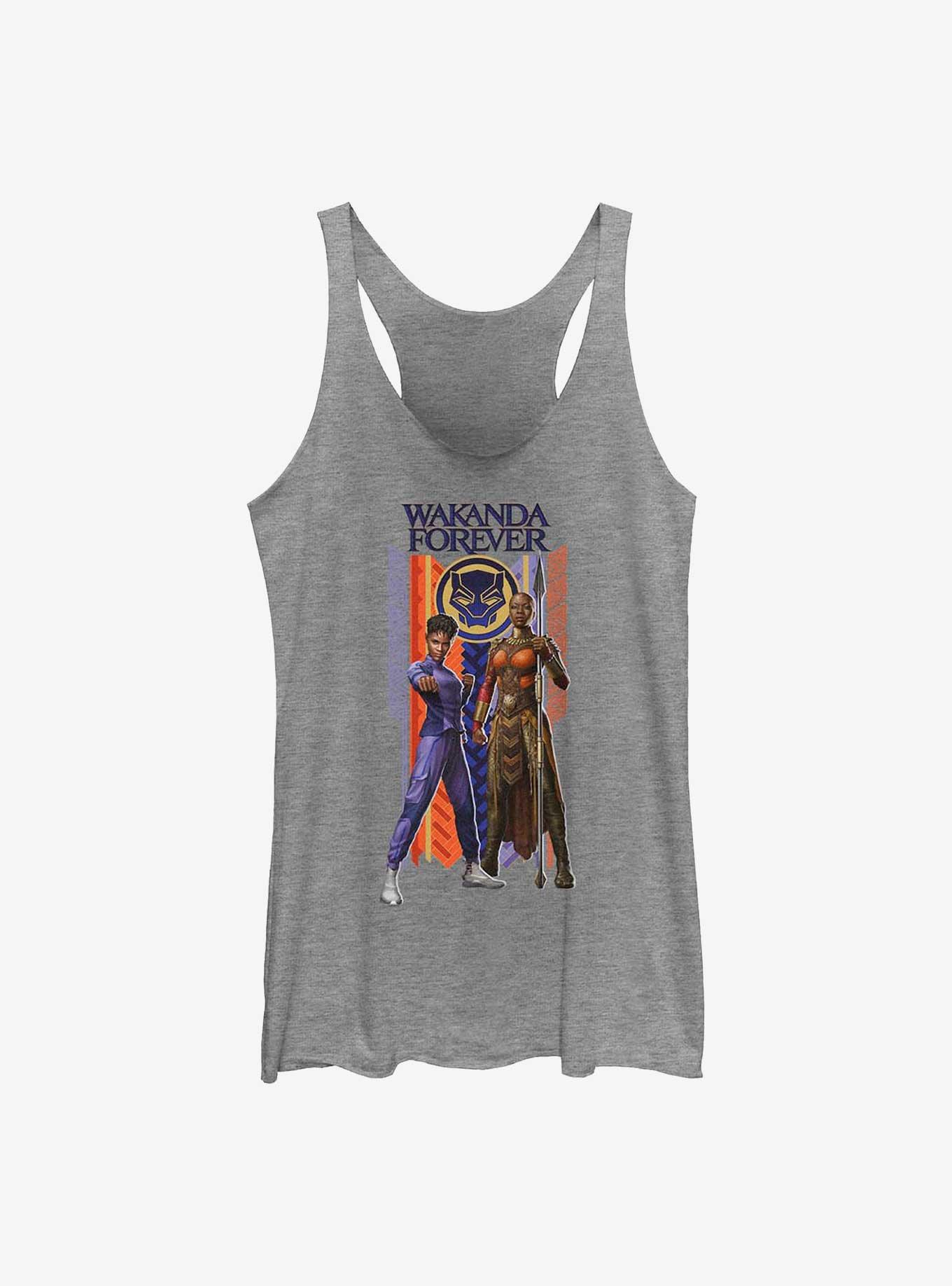 Marvel Black Panther: Wakanda Forever Shuri Okoye Banner Womens Tank Top, , hi-res