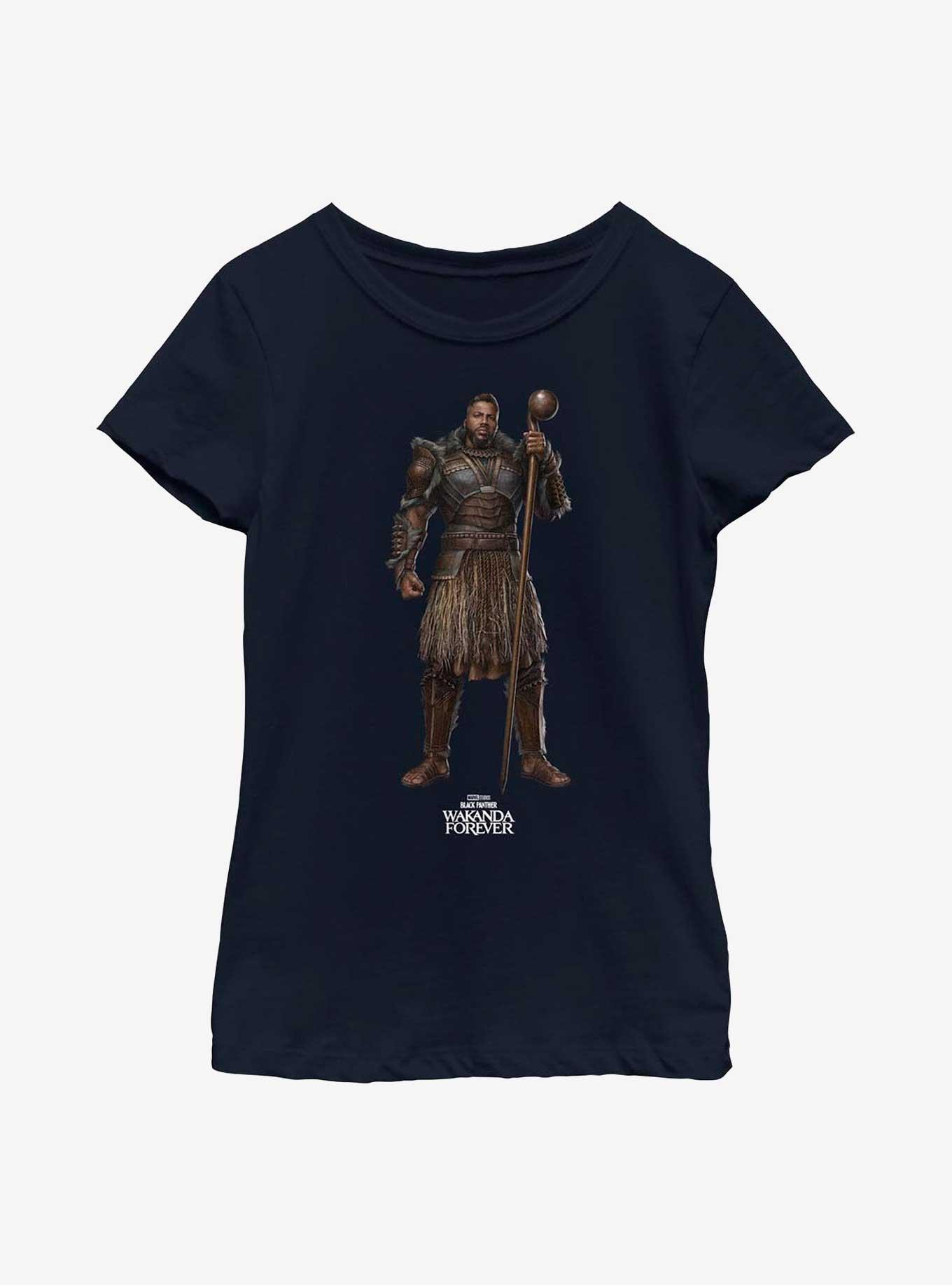 Marvel Black Panther: Wakanda Forever Mbaku Simple Youth Girls T-Shirt, , hi-res