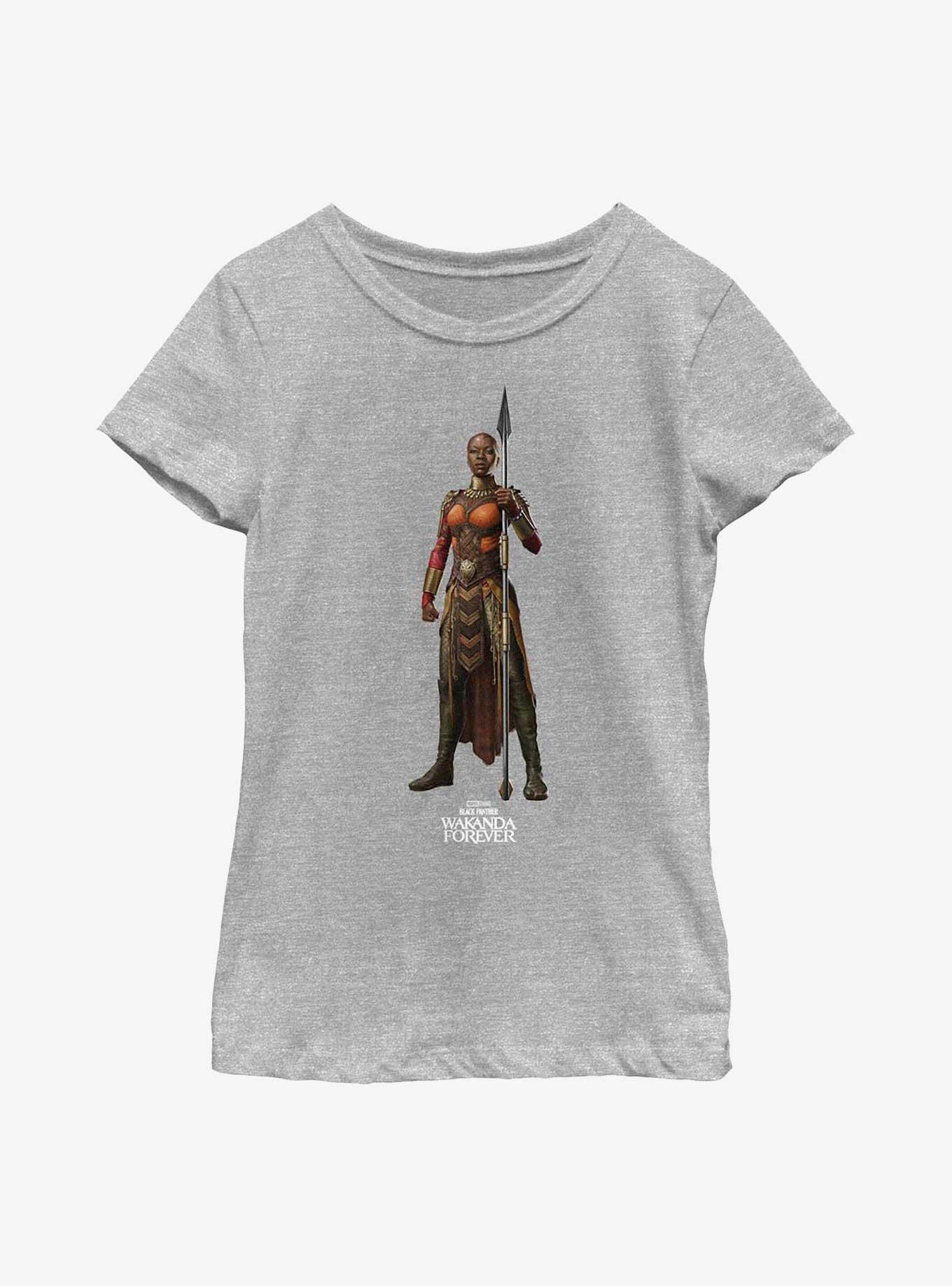 Marvel Black Panther: Wakanda Forever Okoye Simple Youth Girls T-Shirt, , hi-res
