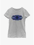 Marvel Black Panther: Wakanda Forever Sigil Hexes Youth Girls T-Shirt, ATH HTR, hi-res