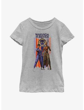 Marvel Black Panther: Wakanda Forever Shuri Okoye Banner Youth Girls T-Shirt, , hi-res