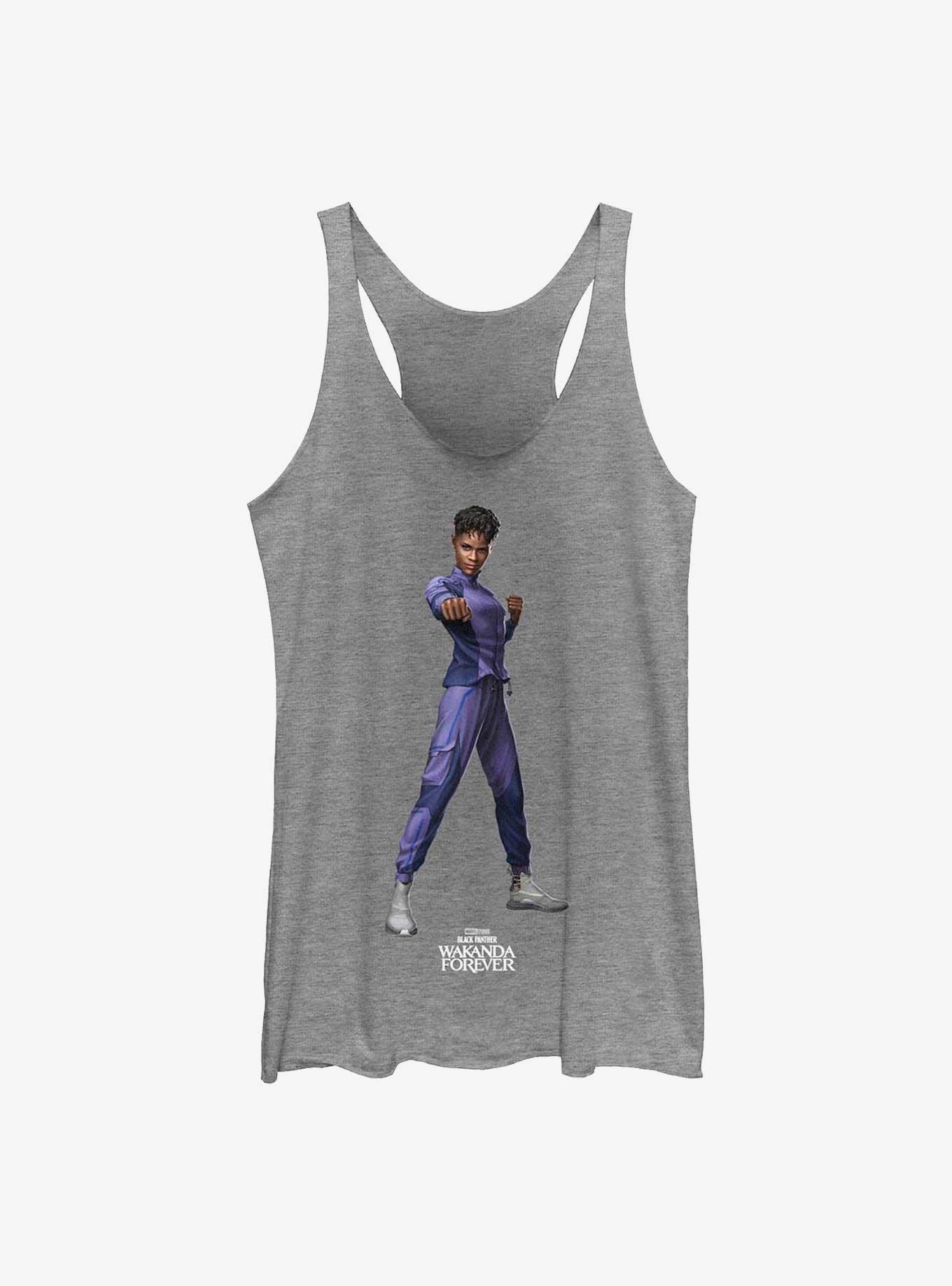 Marvel Black Panther: Wakanda Forever Shuri Simple Womens Tank Top, GRAY HTR, hi-res