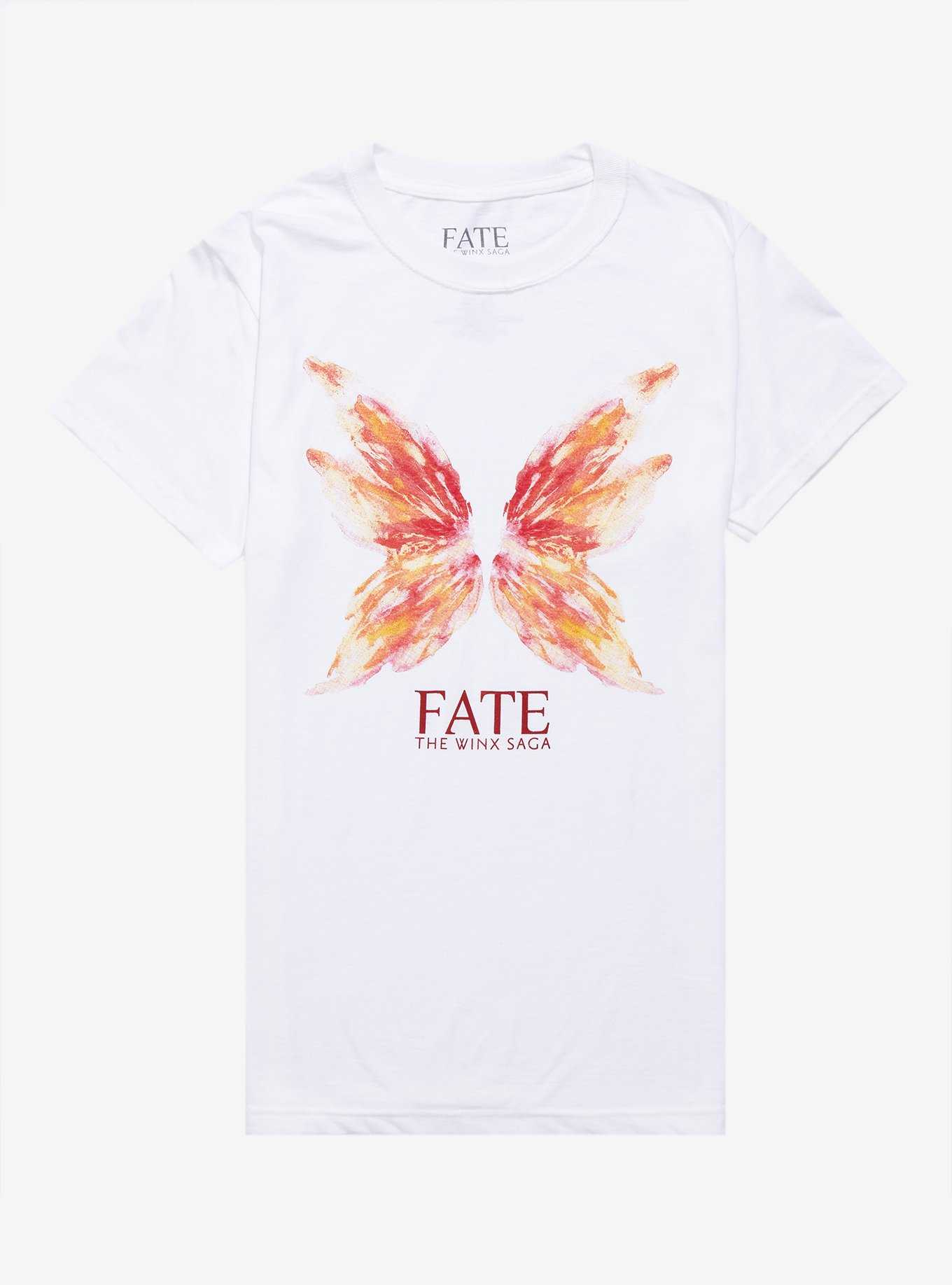 Fate: The Winx Saga Fire Fairy Wings Boyfriend Fit Girls T-Shirt, , hi-res