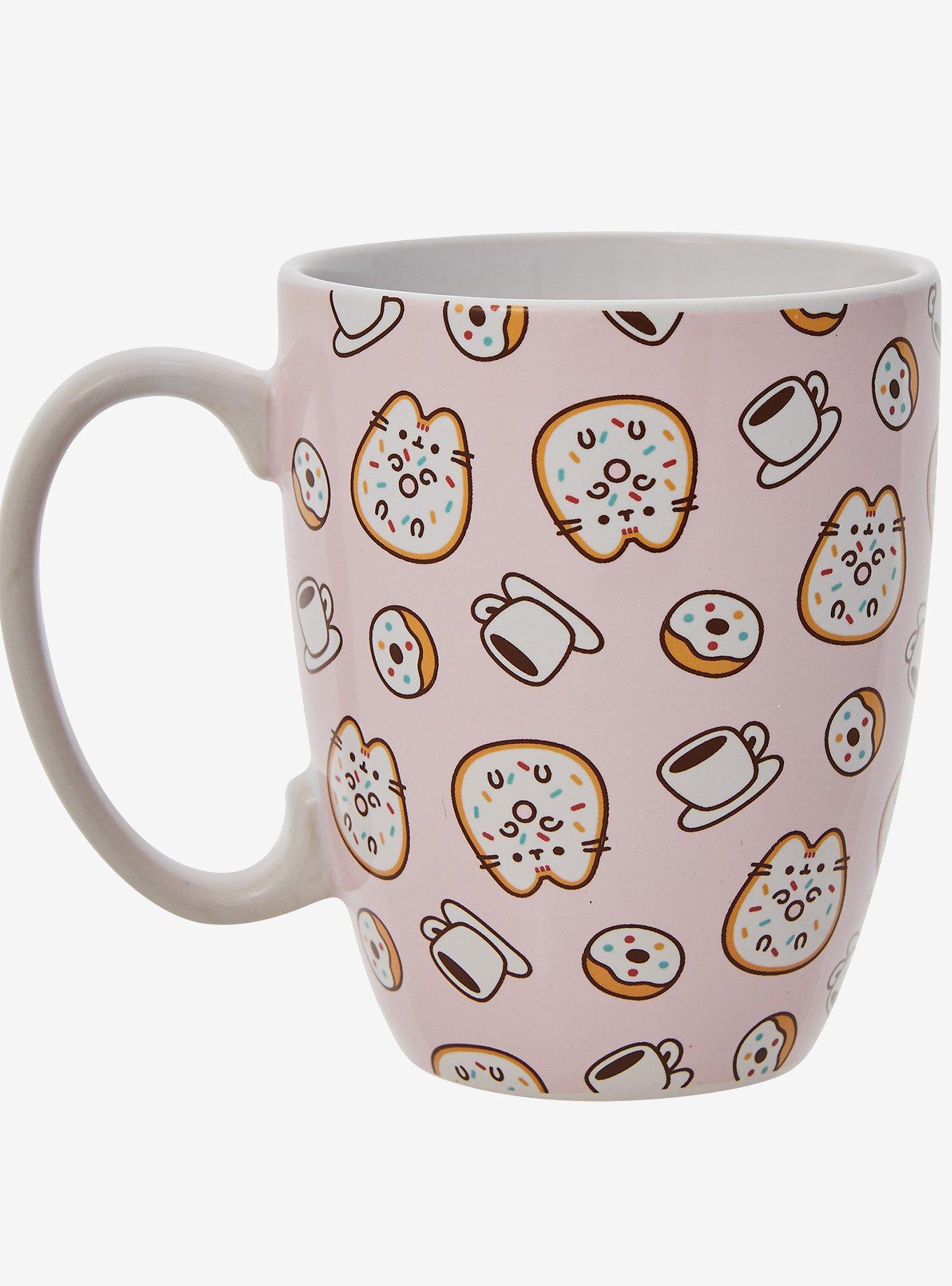 Pusheen Donuts & Coffee Mug, , hi-res