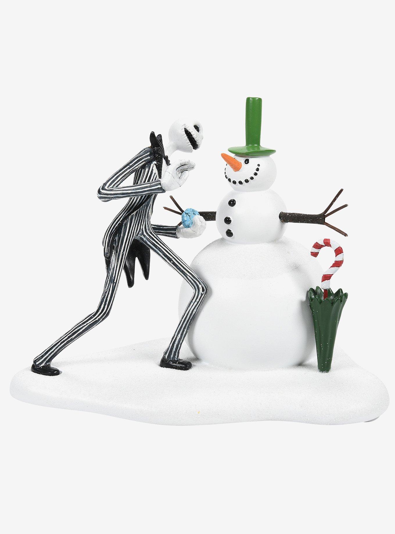 Disney The Nightmare Before Christmas Jack Sees First Snowman Figurine, , hi-res
