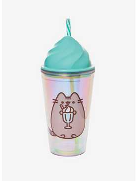 Pusheen Whipped Sweet Tumbler with Straw, , hi-res