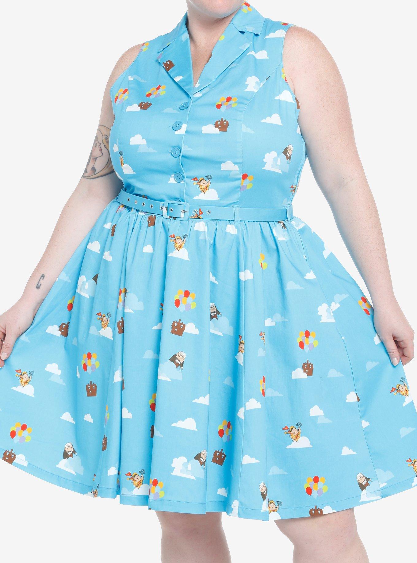 Her Universe Disney Pixar Up Balloon Retro Dress Plus Size Her