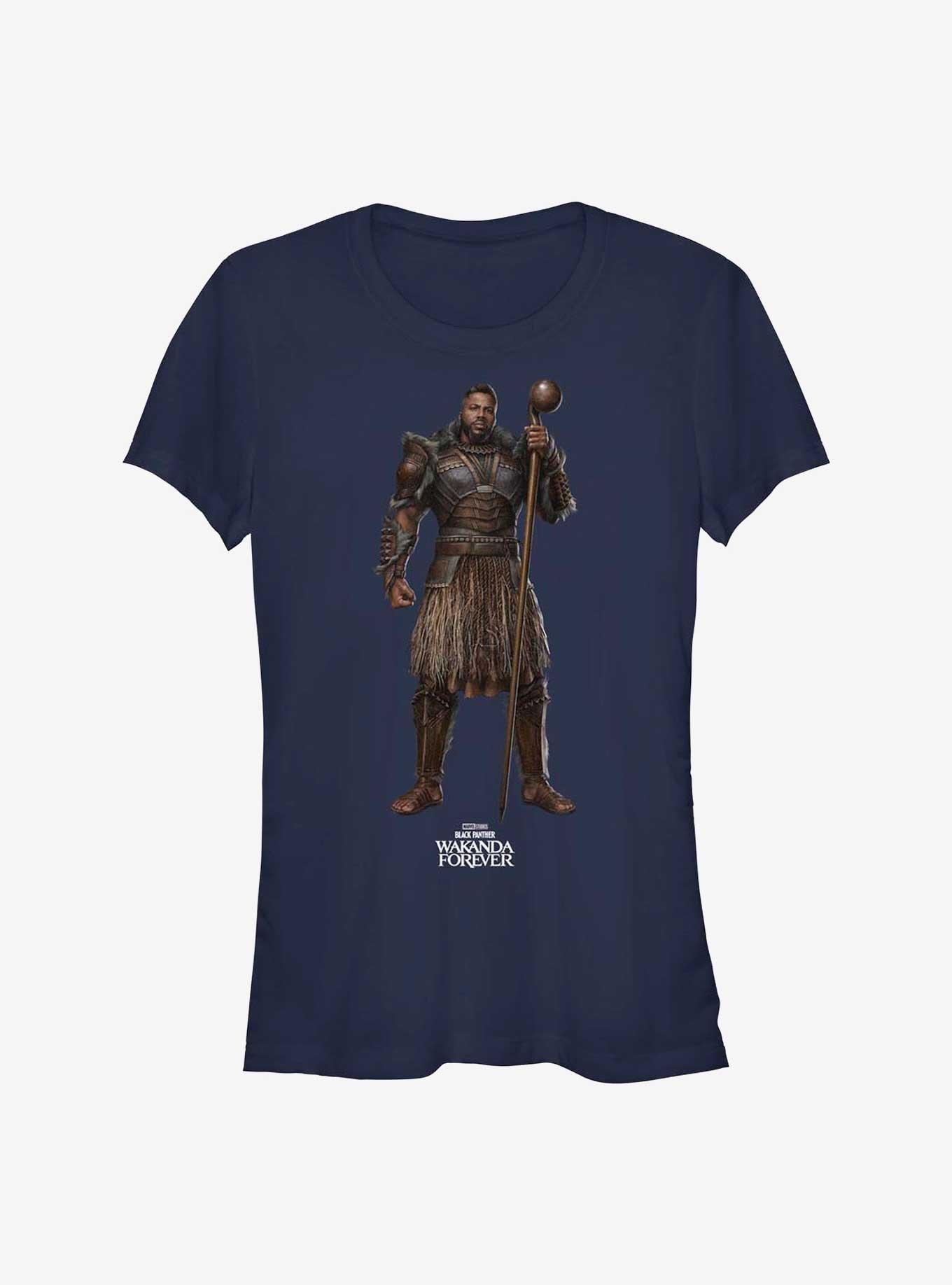 Marvel Black Panther: Wakanda Forever M'Baku Action Pose Girls T-Shirt, , hi-res