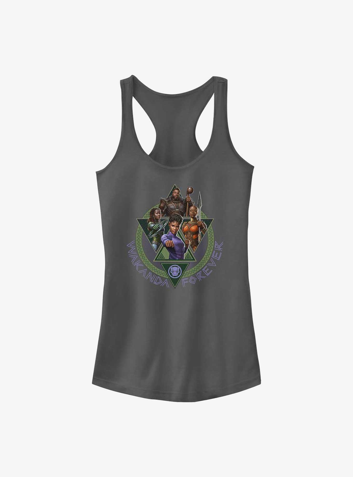 Marvel Black Panther: Wakanda Forever Hero Squad Girls Tank, CHARCOAL, hi-res
