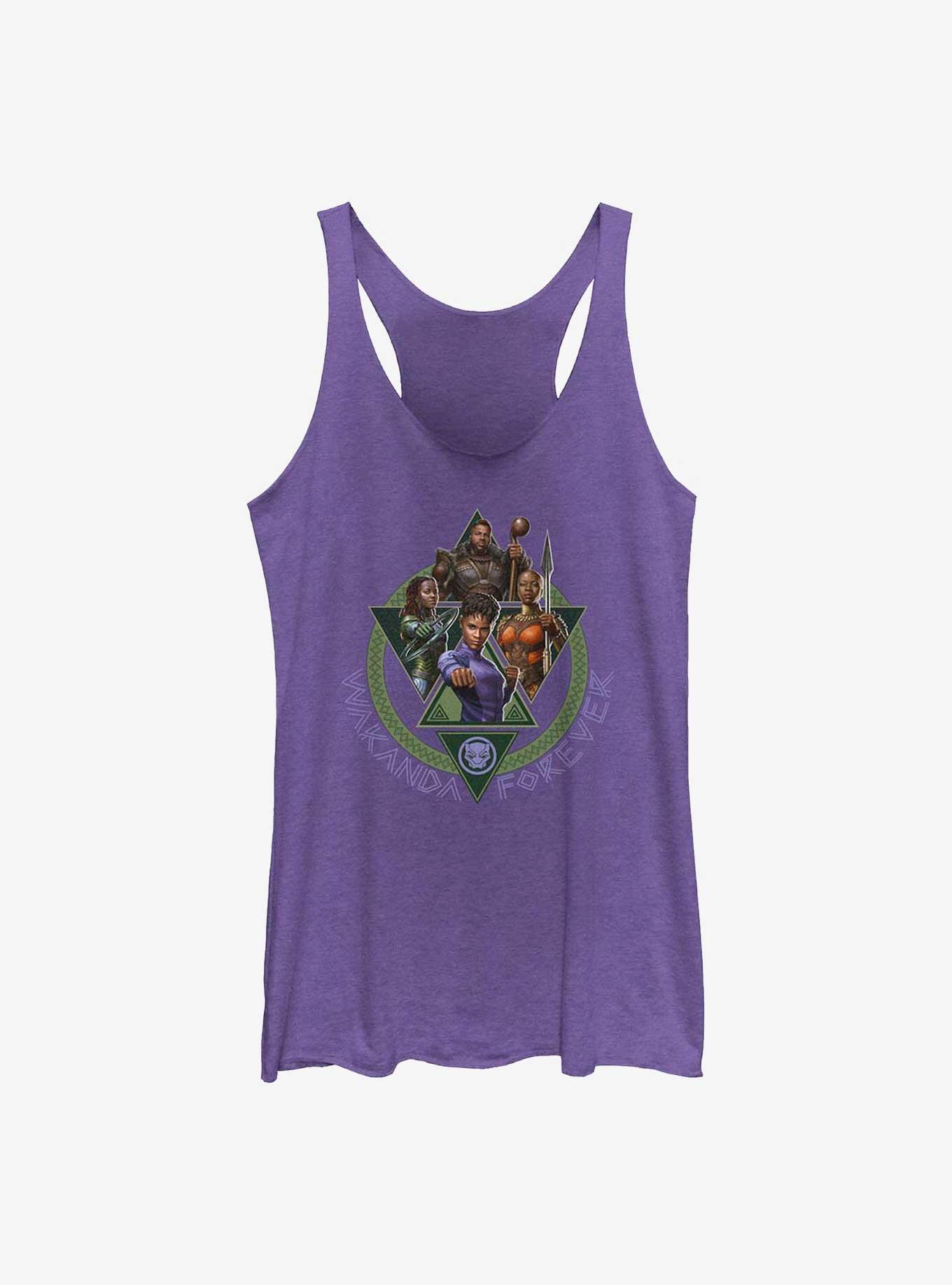 Marvel Black Panther: Wakanda Forever Hero Squad Girls Tank, PUR HTR, hi-res
