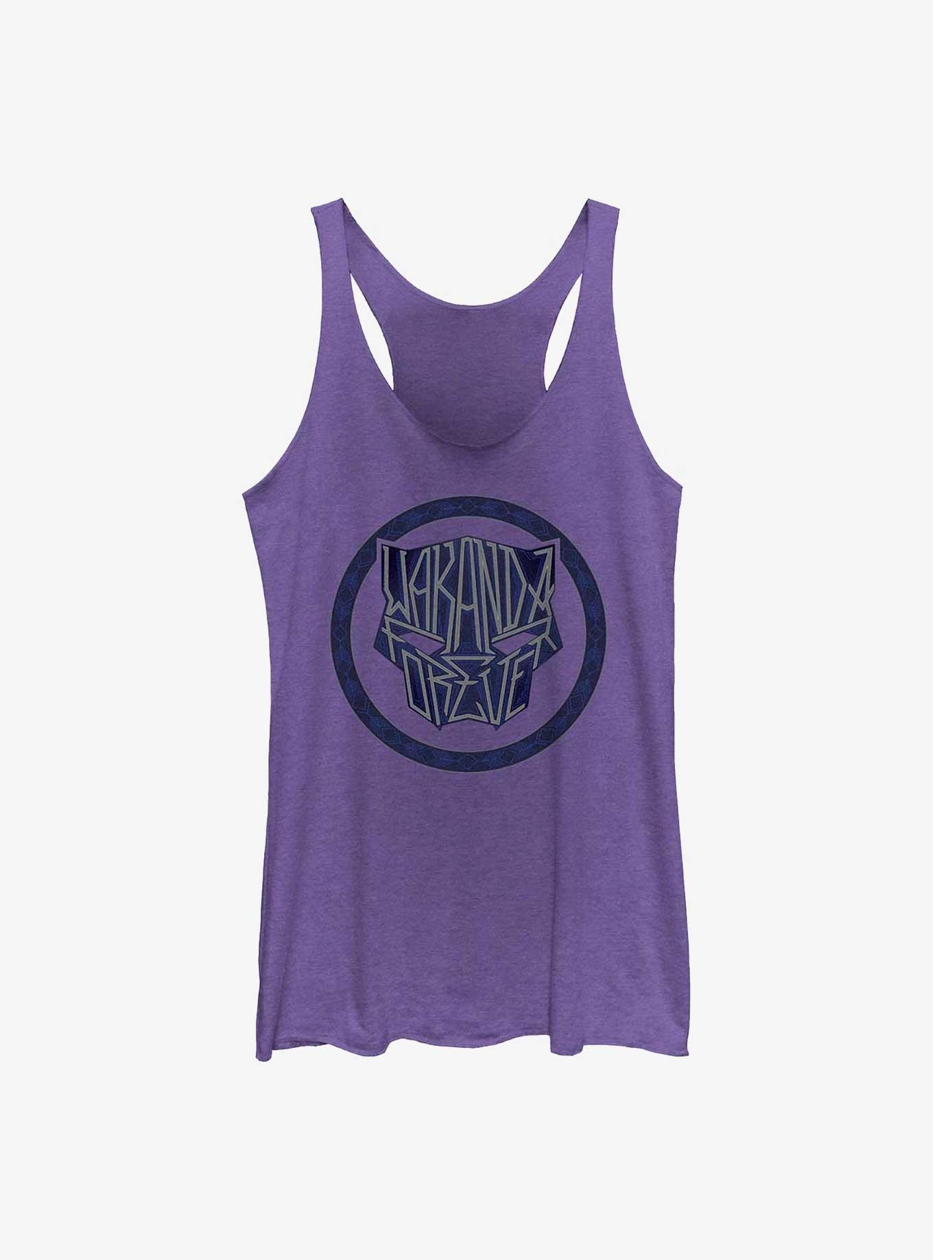 Marvel Black Panther: Wakanda Forever Lettering Sigil Girls Tank