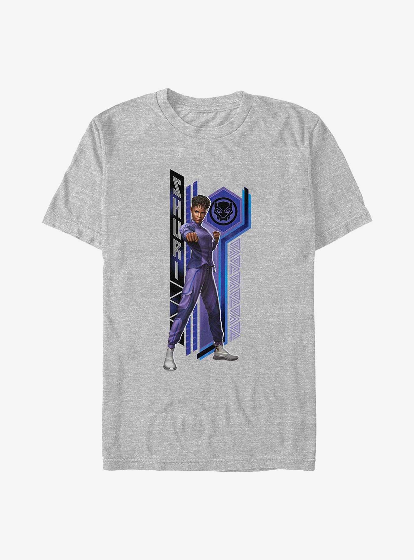 Marvel Black Panther: Wakanda Forever Shuri Hero Shot T-Shirt, ATH HTR, hi-res