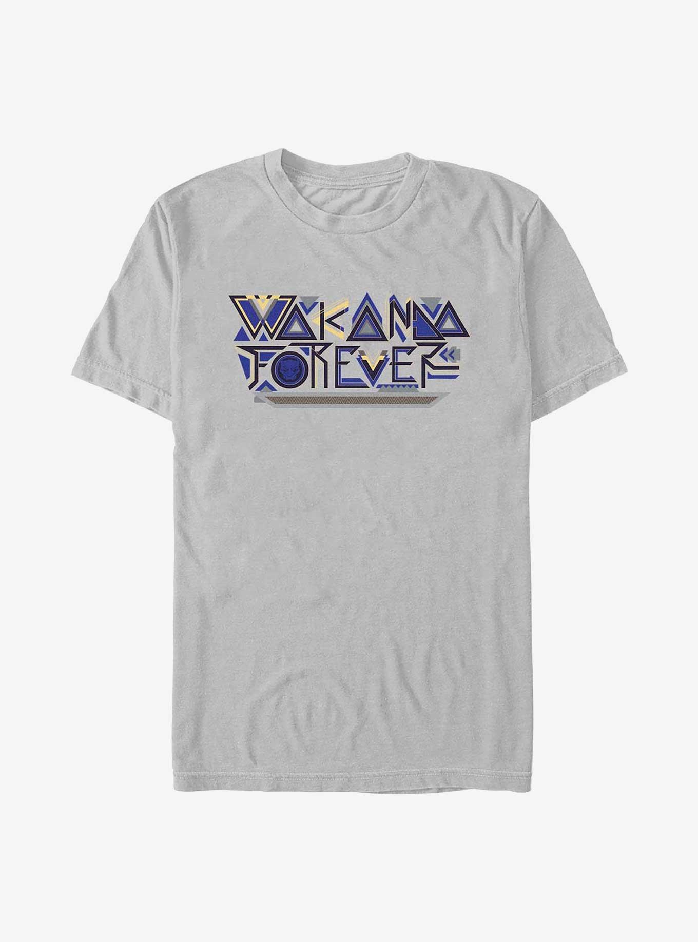 Marvel Black Panther: Wakanda Forever Geometric Logo T-Shirt, , hi-res