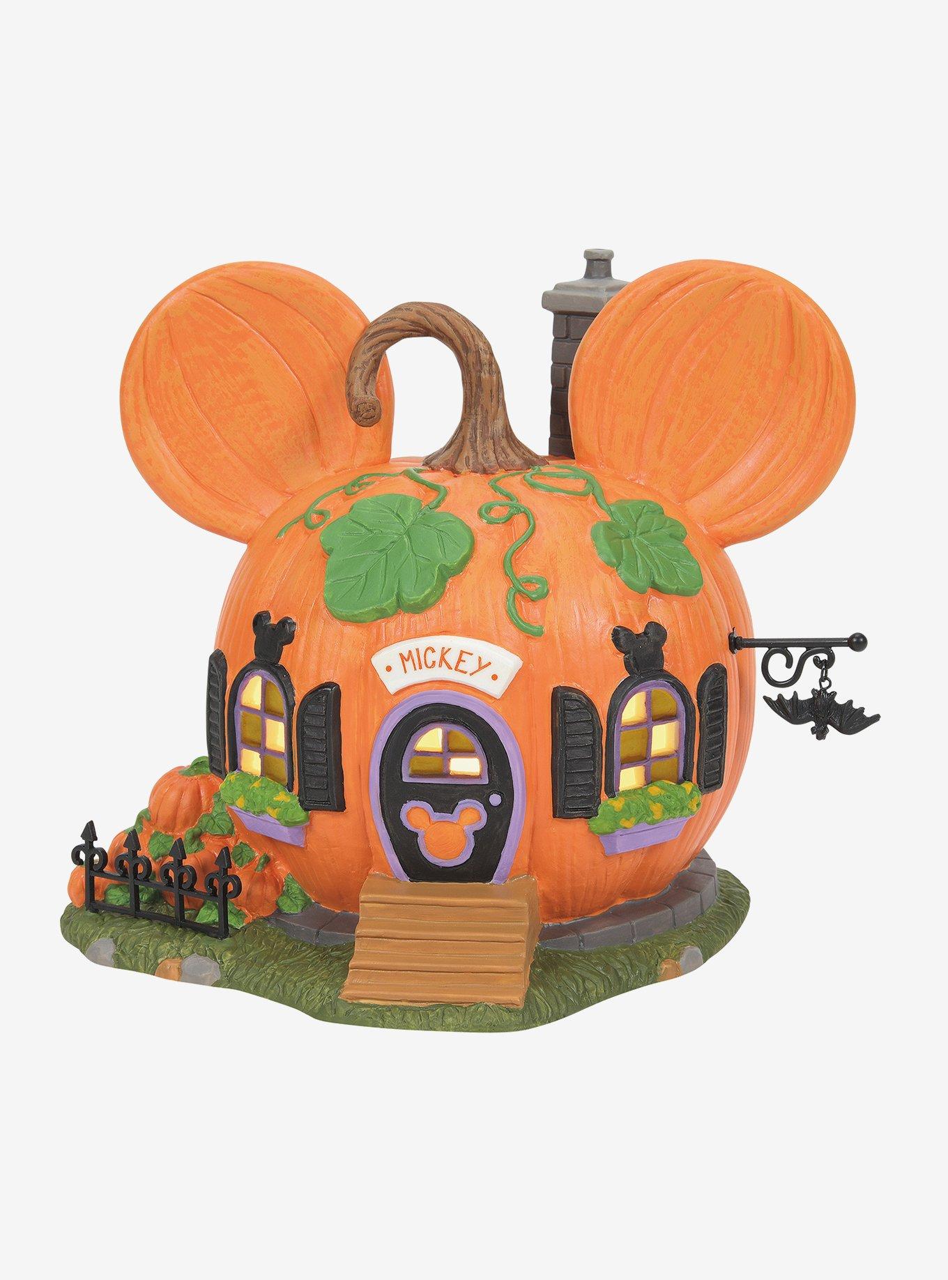 Disney Mickey Mouse Pumpkintown House Figurine, , hi-res