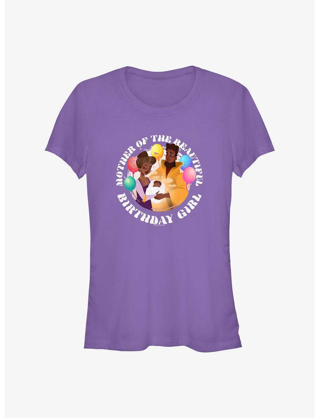 Anboran Birthday Mother Girls T-Shirt, PURPLE, hi-res