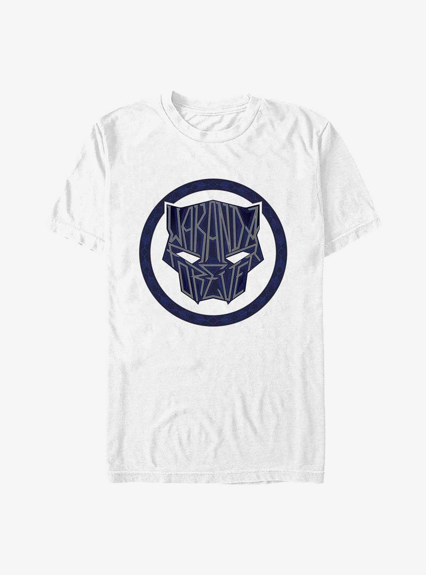 Marvel Black Panther: Wakanda Forever Sigil Graffiti T-Shirt, WHITE, hi-res