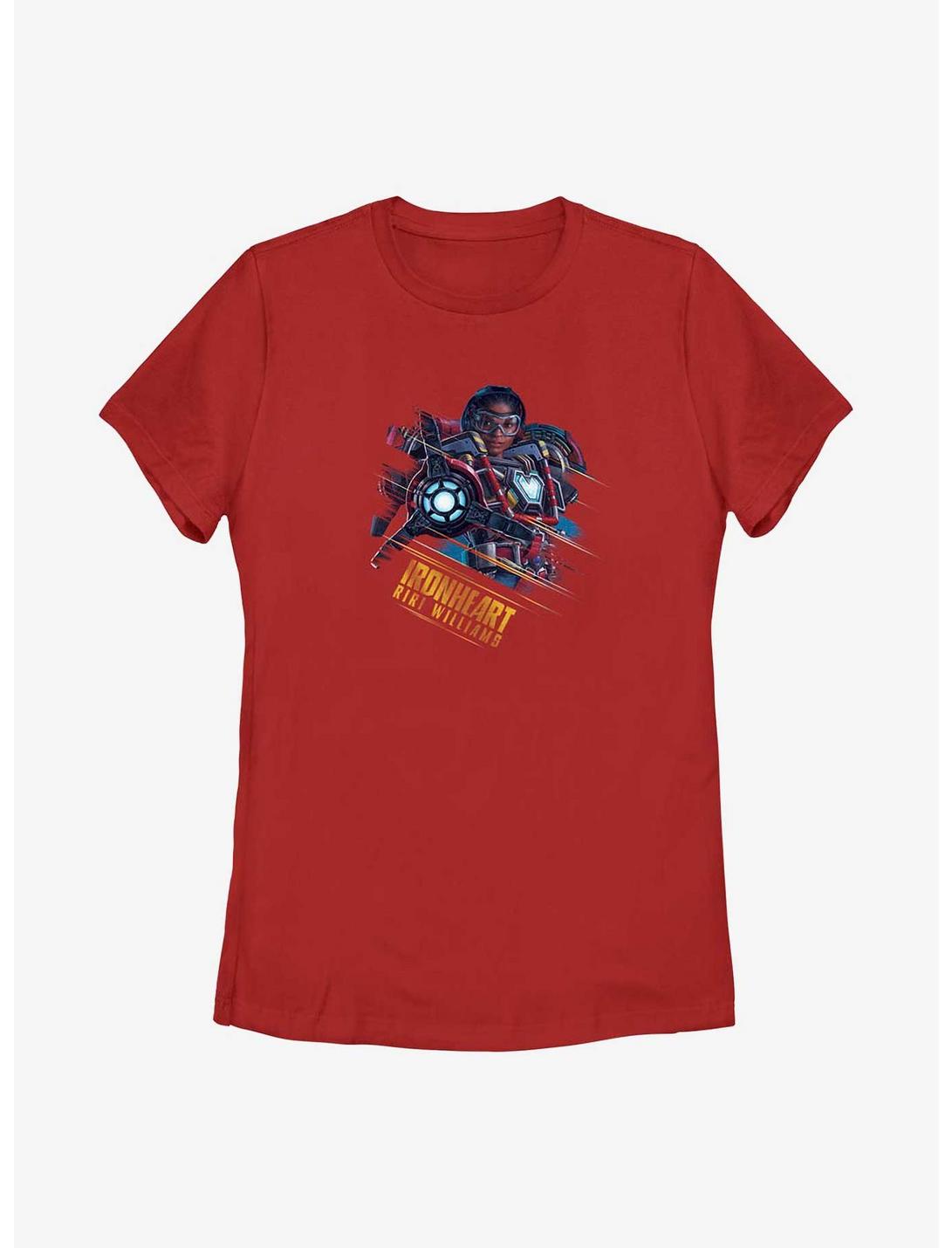 Marvel Black Panther: Wakanda Forever Riri Ironheart Armor Womens T-Shirt, RED, hi-res