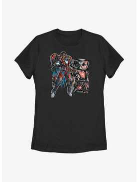 Marvel Black Panther: Wakanda Forever Ironheart Panels Womens T-Shirt, , hi-res