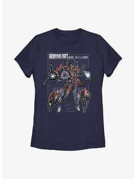 Marvel Black Panther: Wakanda Forever Ironheart Schematic Womens T-Shirt, , hi-res