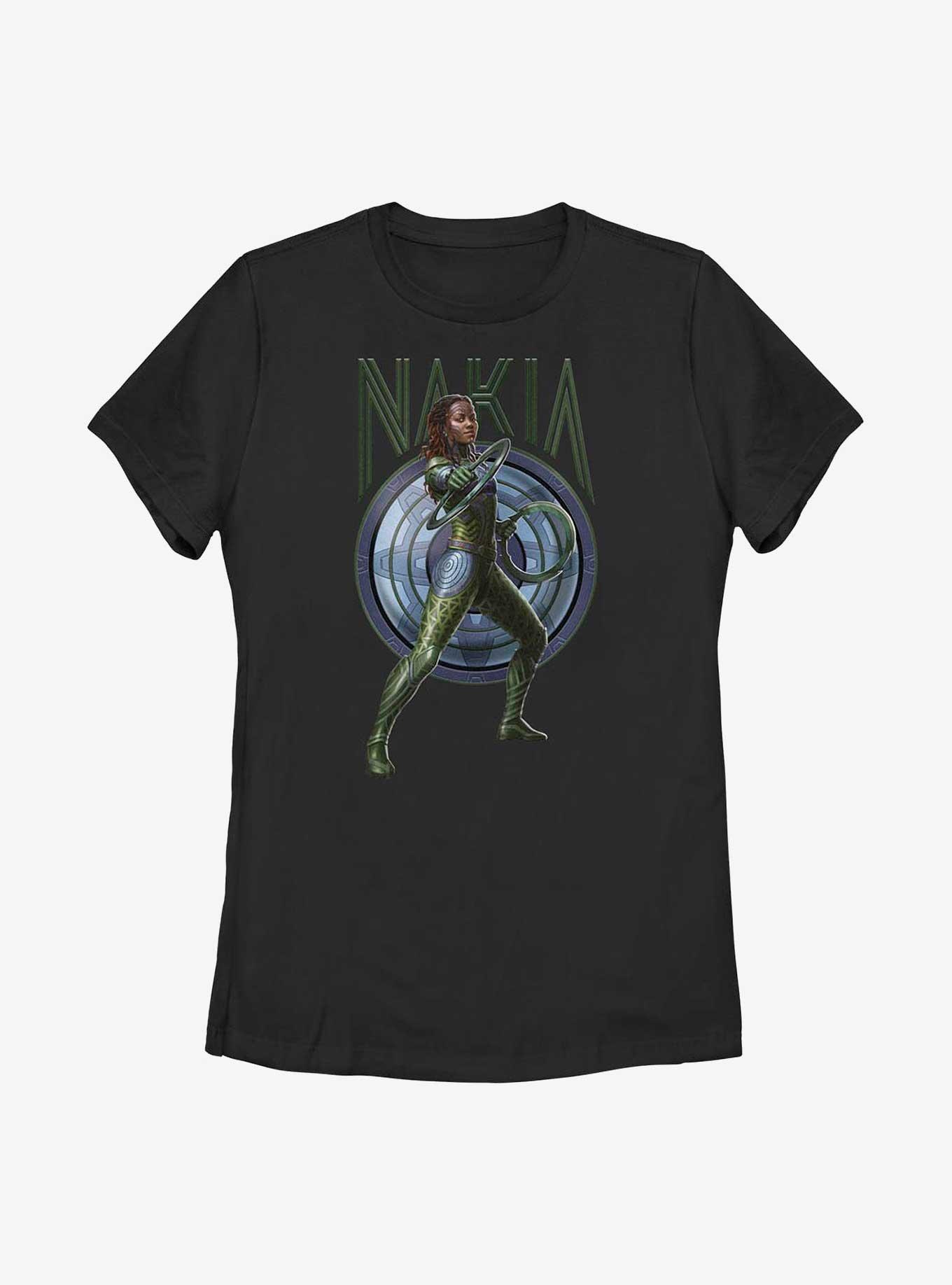 Marvel Black Panther: Wakanda Forever Nakia Womens T-Shirt, BLACK, hi-res