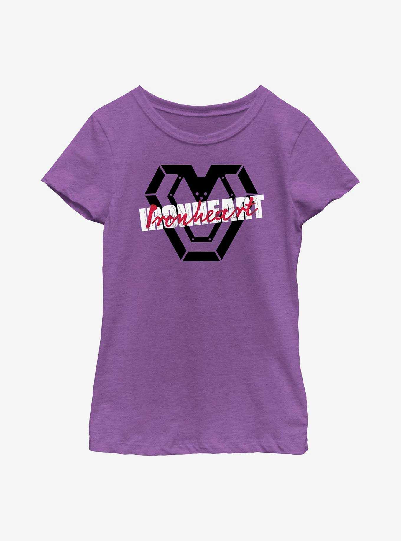 Marvel Black Panther: Wakanda Forever Ironheart Stencil Youth Girls T-Shirt, , hi-res