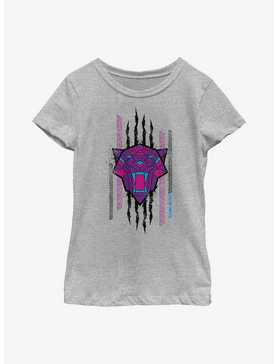 Marvel Black Panther: Wakanda Forever Panther Scratch Youth Girls T-Shirt, , hi-res