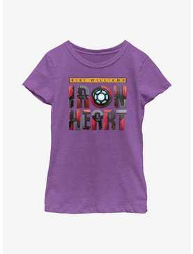 Marvel Black Panther: Wakanda Forever Riri Ironheart Text Youth Girls T-Shirt, , hi-res