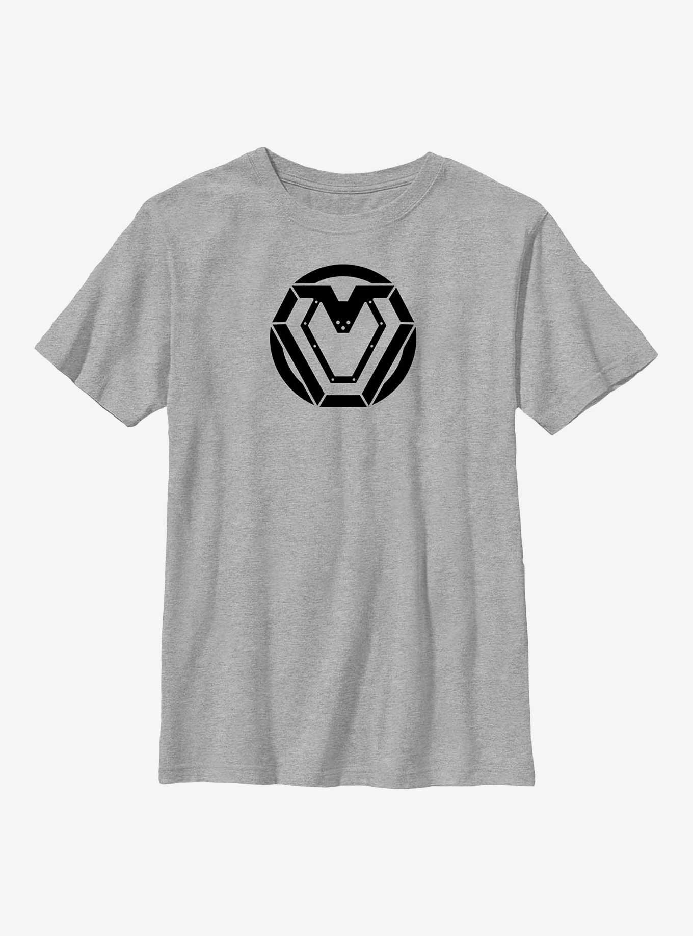 Marvel Black Panther: Wakanda Forever Ironheart Reactor Youth T-Shirt, ATH HTR, hi-res view 1