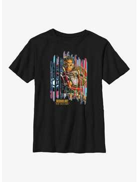 Marvel Black Panther: Wakanda Forever Ironheart Poster Look Youth T-Shirt, , hi-res