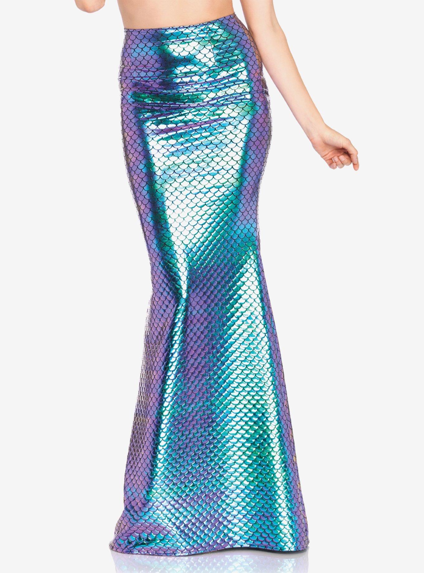 Iridescent Scale Mermaid Skirt, , hi-res