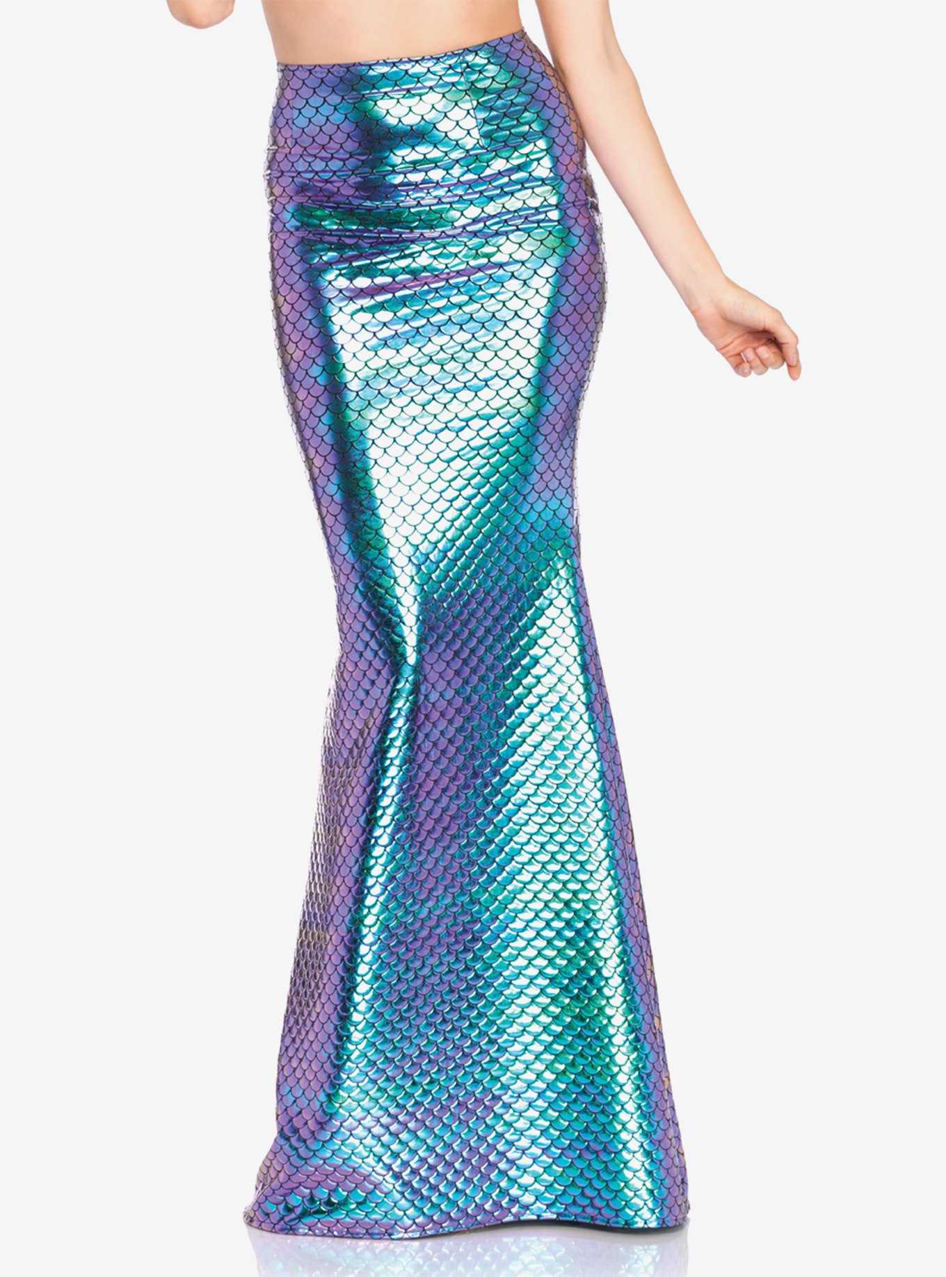 Iridescent Scale Mermaid Skirt, , hi-res