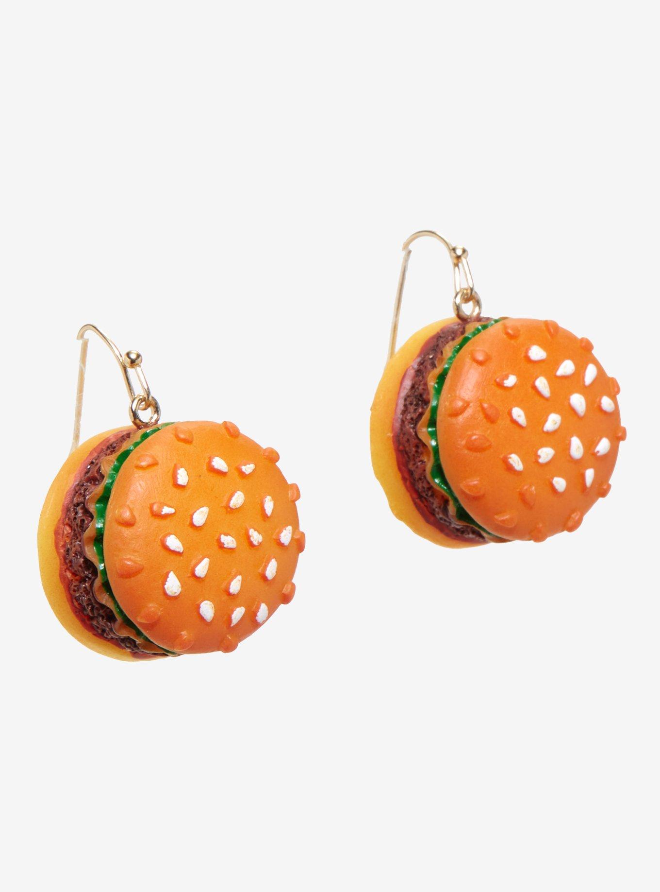 Hamburger Drop Earrings, , hi-res
