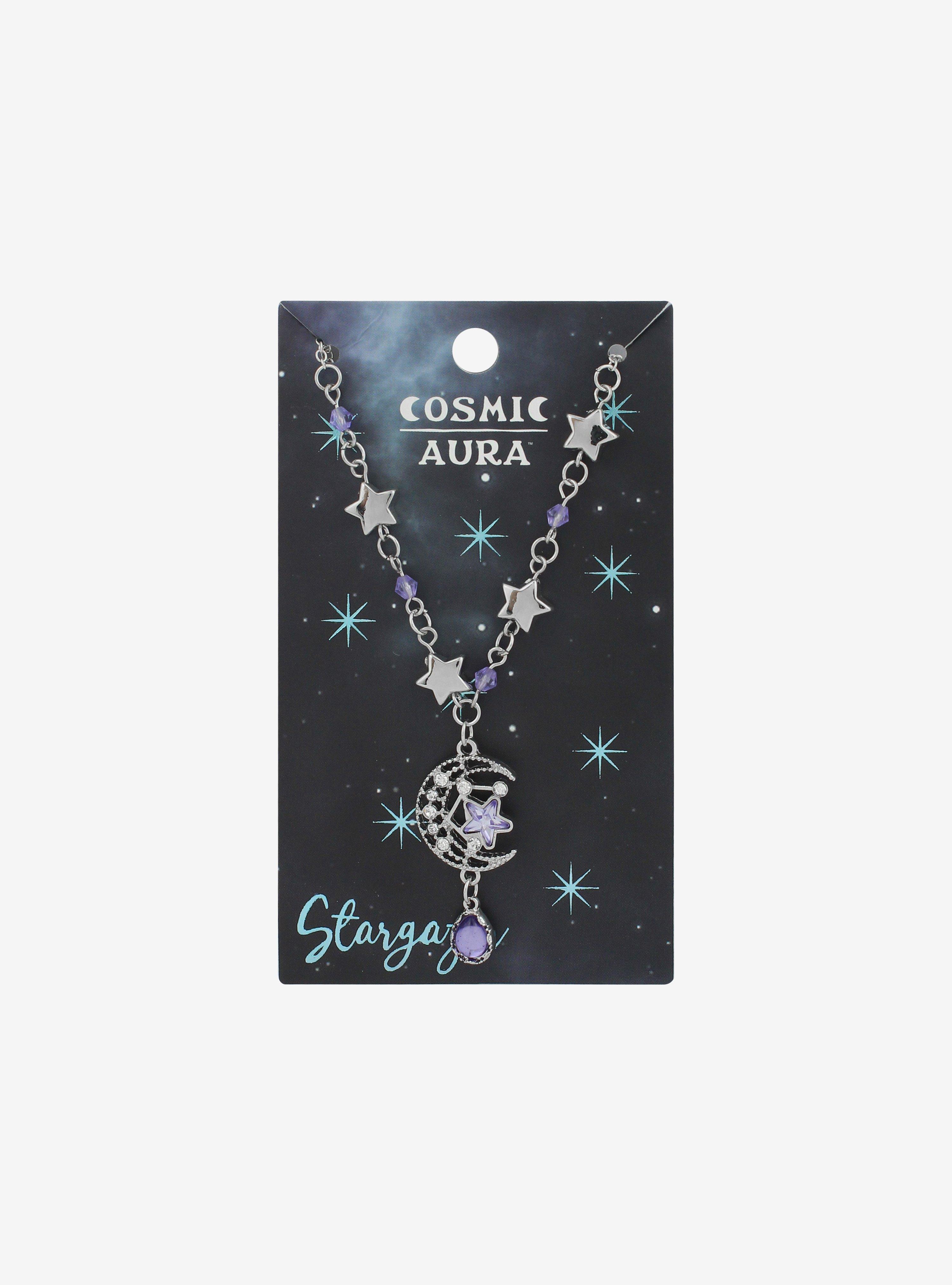 Celestial Moon Gem Necklace, , hi-res